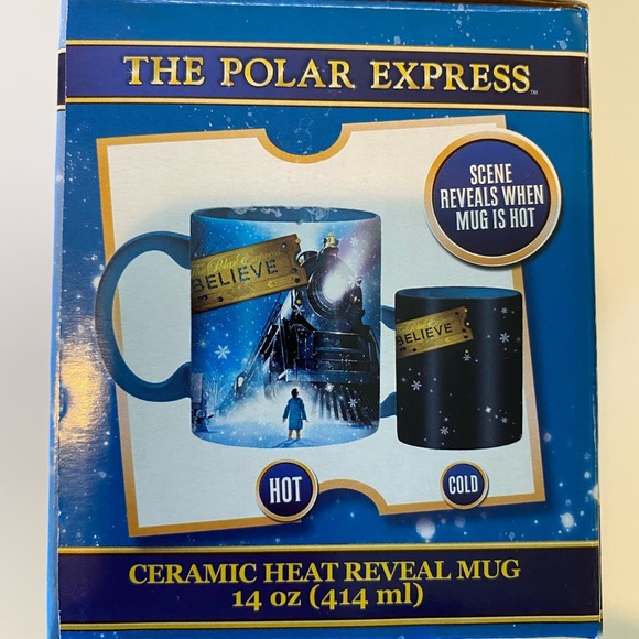 The Polar Express Mug Ceramic Heat Reveal 14 Oz New - Picture 3 of 11